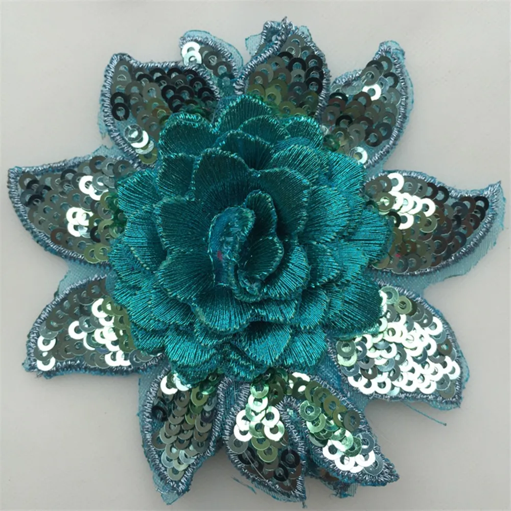 Lace Sewing Accessories Lace Flower Applique Trim 8CM