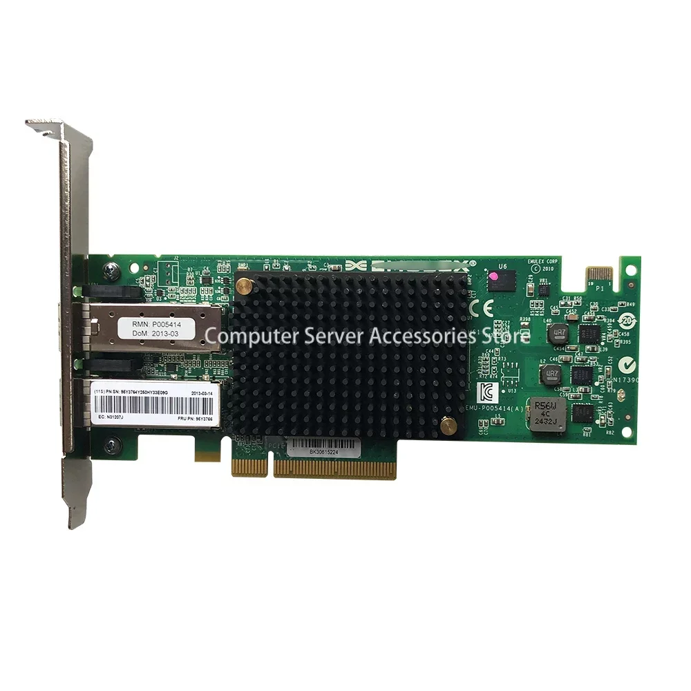 

Original HBA Optical Network Card OCE11102 EMU-P005414 10GB SFP Gigabit Ethernet Server Adapter Card PCIe Network Control Card