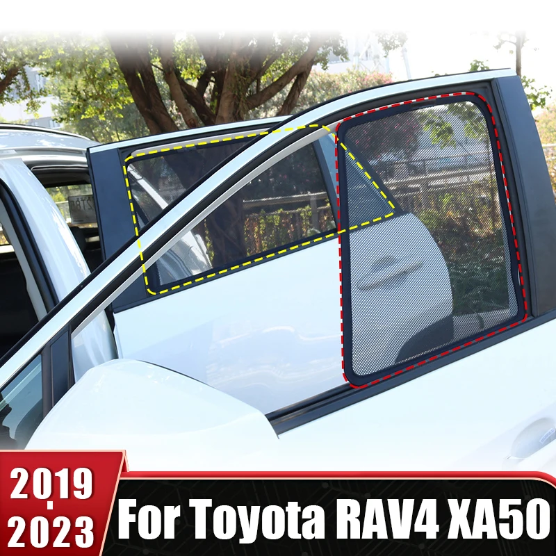 

Боковая шторка Wingdow, Солнцезащитная занавеска для Toyota RAV 4 2019-2021 2022 2023 RAV4 XA50 аксессуары для гибридного автомобиля