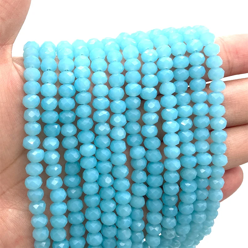 Vibrant Multicolor Faceted Crystal Beads