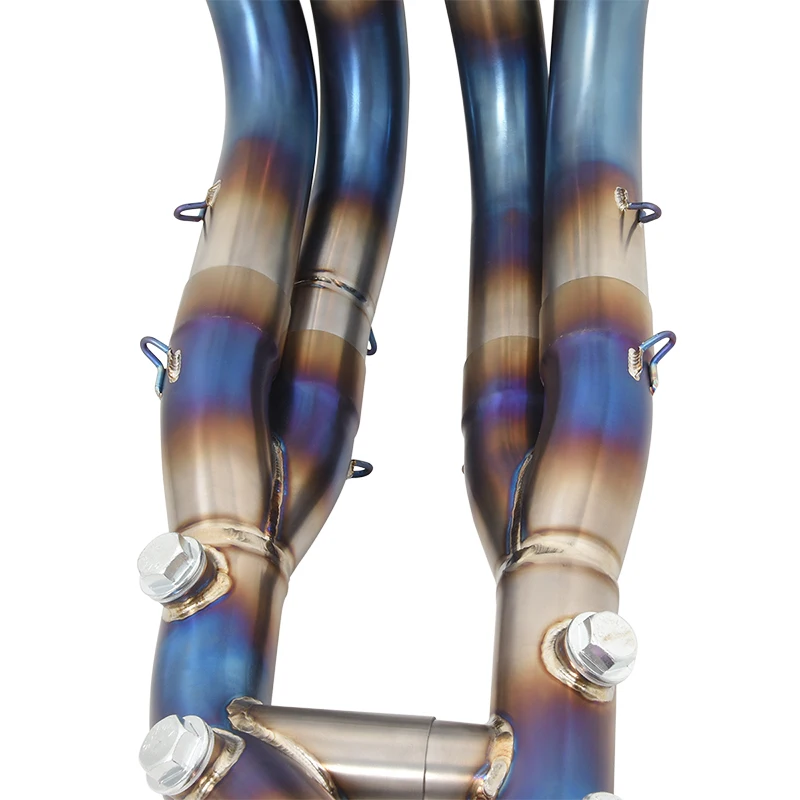 Tubo Di Collegamento Centrale Scarico Completo Per Moto Kawasaki Z900 2017-2018, Acciaio Inox, Per Silenziatore Slip-on 51mm