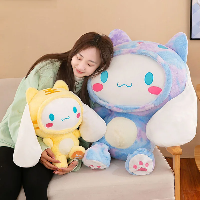 Kawaii Japanese Cartoon Girlish Heart Cinnamoroll Cute Plushie Toy Soft Stuffed Dolls Toys For Children's Birthday Gift