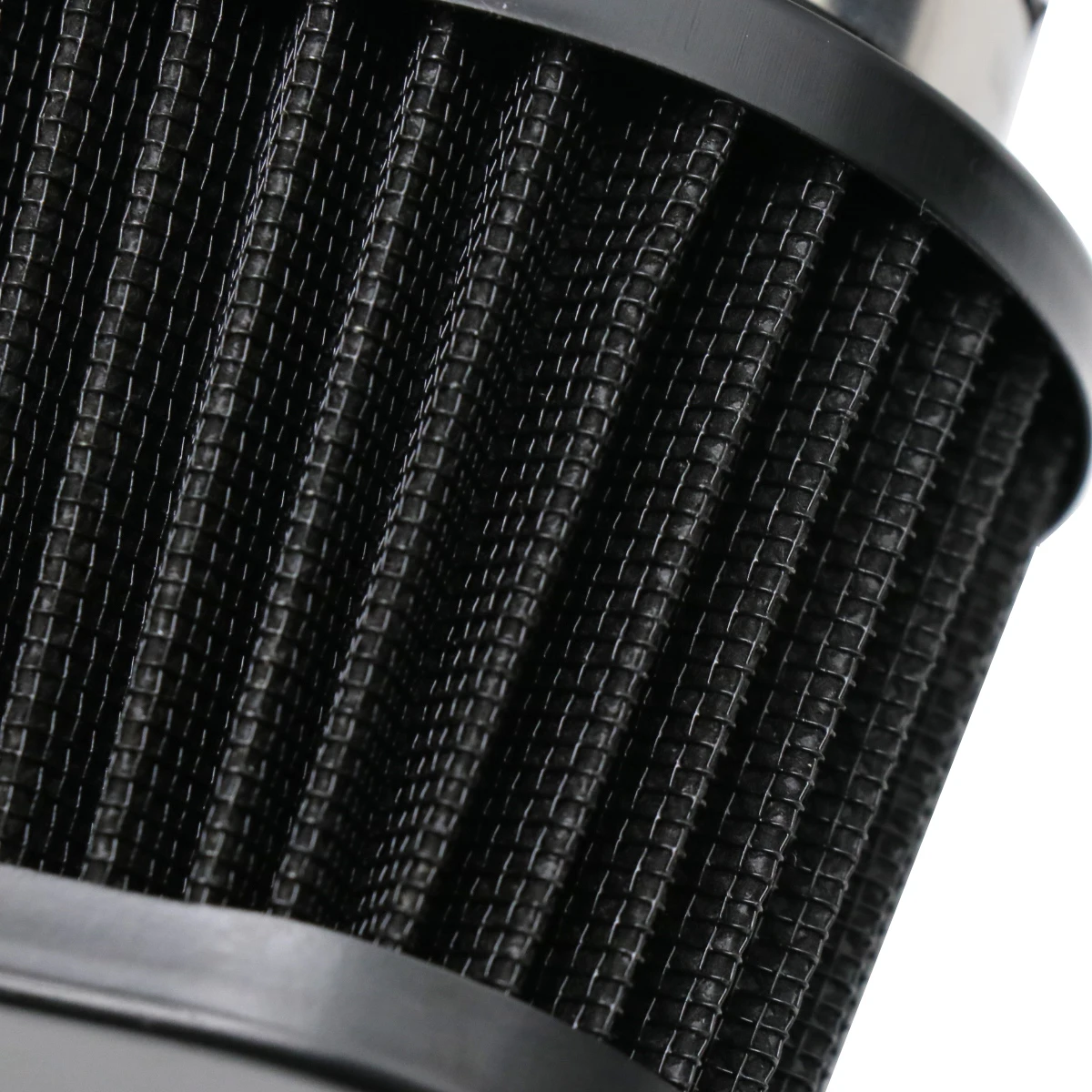 ZS MOTOS Universal Motorcycle Air Filter 50mm 55mm 60mm Clamp-On Air Filters Motorbike Intake Modified Accessory Black Color