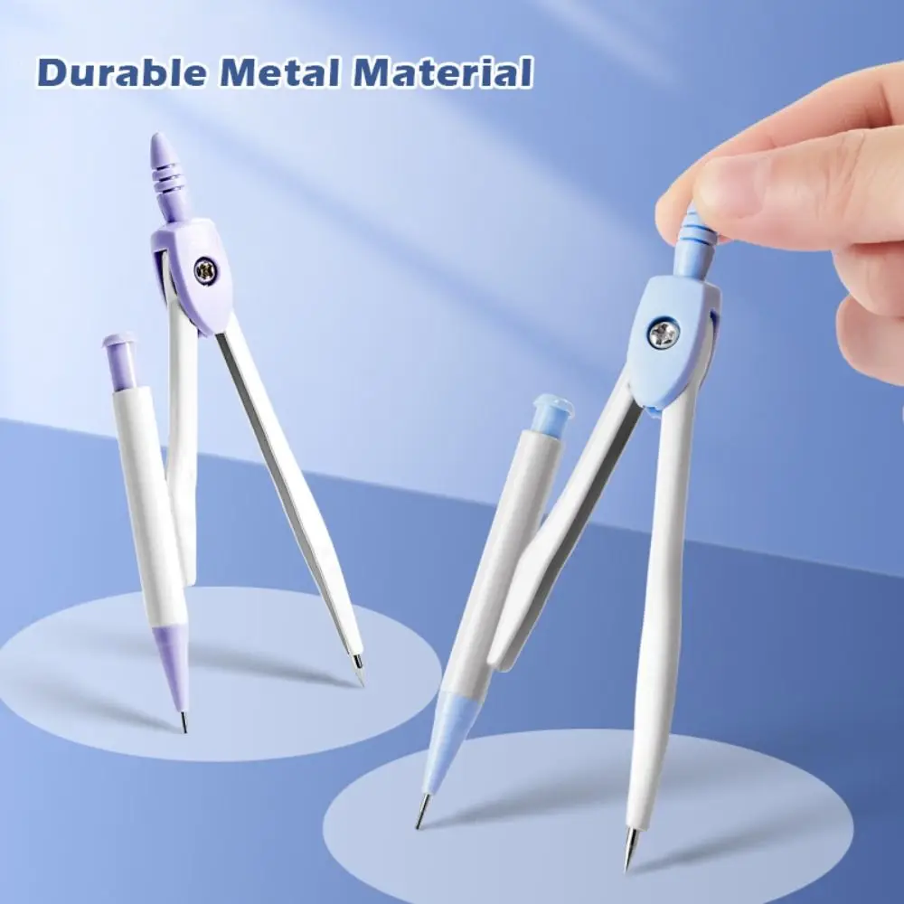 8개/세트 플라스틱 자, 컴퍼스, 지우개, 투명 측정자, 직각자, 직선자, 드로잉 도구 세트 (학교/사무용)