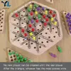 Chain Triangle Chess Game Territory Capture Family Game Chess Board Games Funny Chain Triangle Game for Kids and Adults 2
