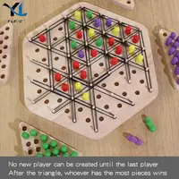 Chain Triangle Chess Game Territory Capture Family Game Chess Board Games Funny Chain Triangle Game for Kids and Adults 2