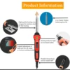 220v/110v portable plastic welding machine welding repair tool soldering iron welding rod welding mesh for car bumper repair 2
