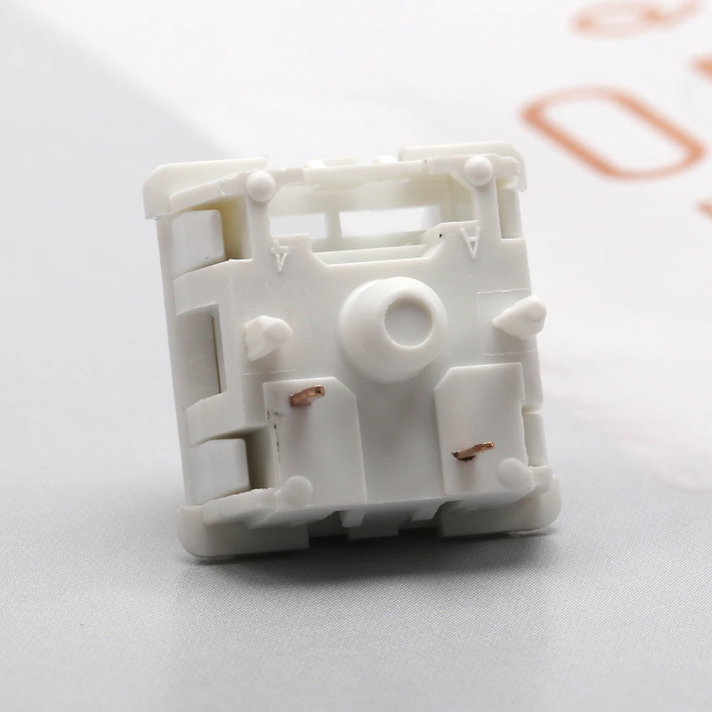 BGKYPRO Feker White Marble Switch 42gf 5Pins Linear Switches for Mechanical Keyboard Diy HIFI 20mm Spring