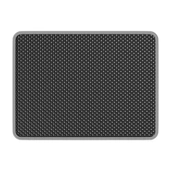 Premium Double Layer Waterproof Cat Litter Mat - Easy-to-Clean, Non-Slip, Urine-Proof Toilet and Scratch Pad - 30cmX45cm (Black)