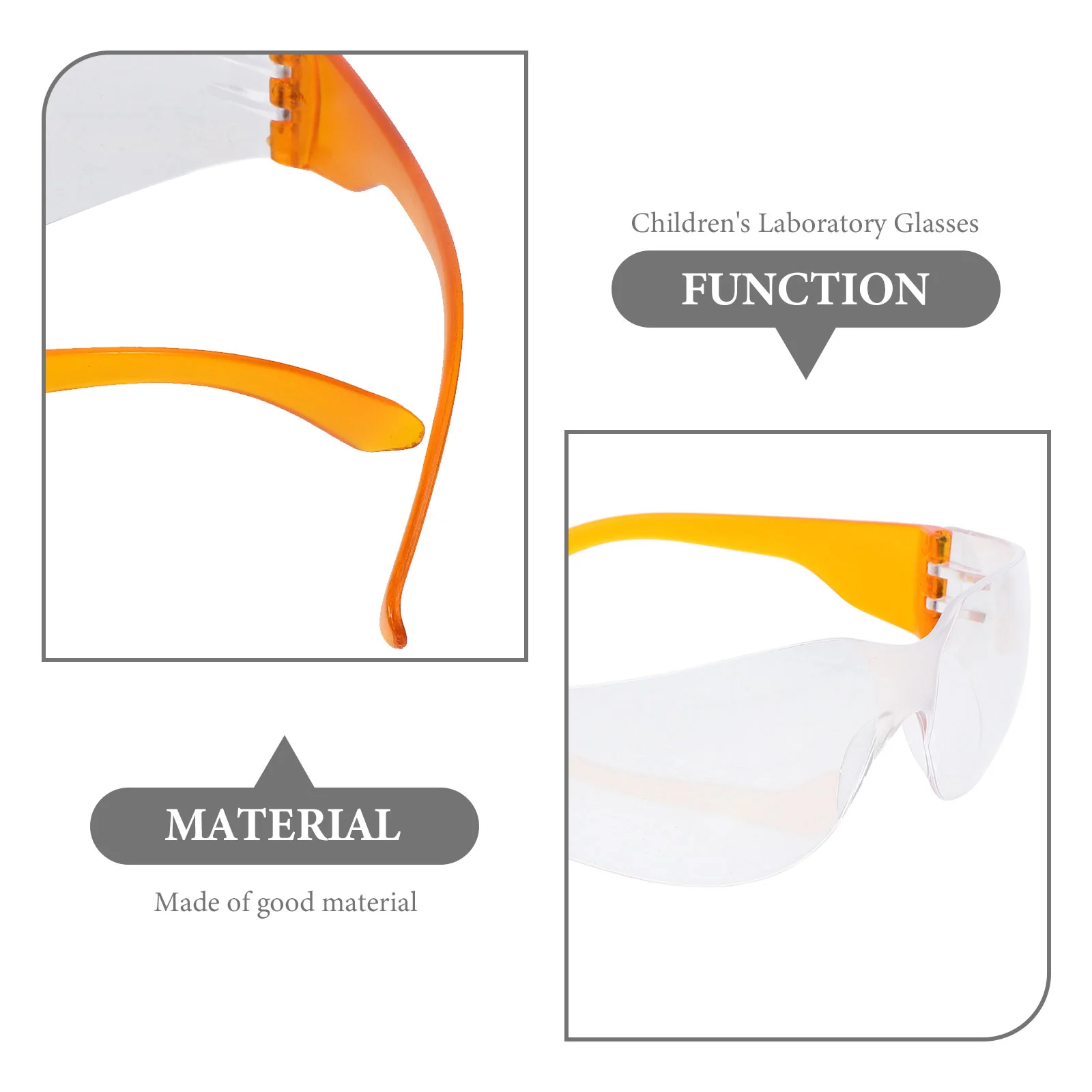 12Pcs Kids Safety Glasses Protective Eyewear Lightweight Children Goggles Swimming Eyewear Waterproof Lab Glasses Swim