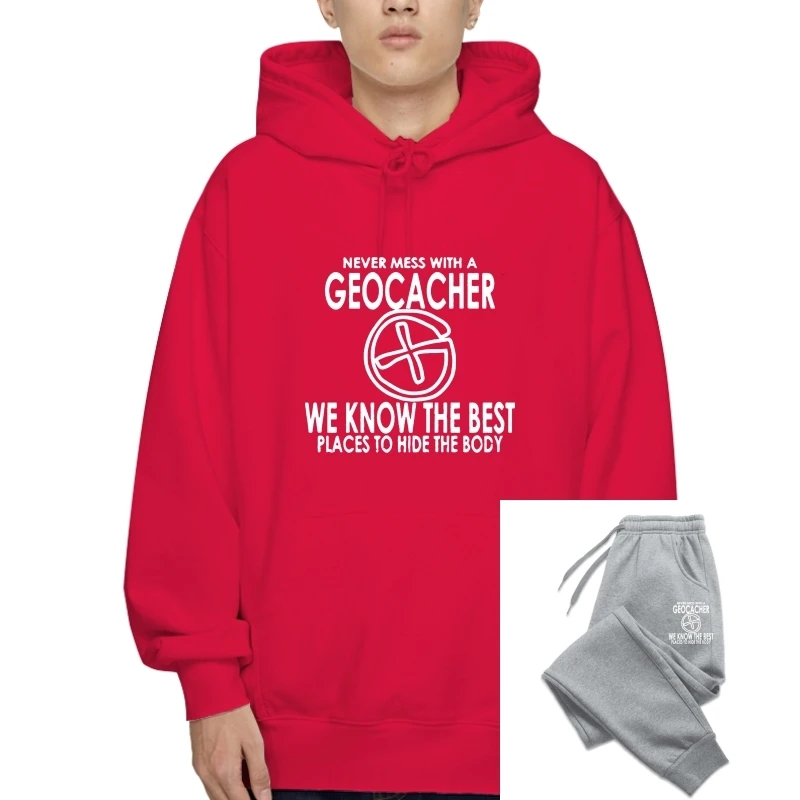

Mans Unique Cotton Fleece Winter Pullover Geocache Hide The Body Sweatshirt Hoodies By RangerPullover men T-Sweatshirt Hoodies