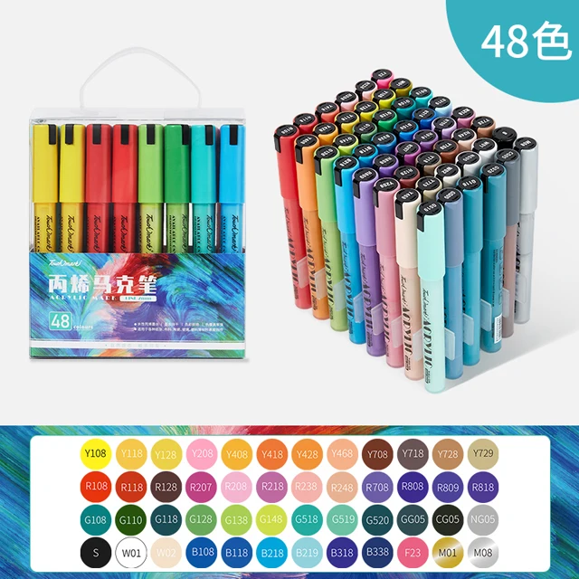 28 Colors Set Uni Posca PC-5M Acrylic Paint Markers Pens Water-Based  Non-Toxic Medium Point Art Drawing Pen for Kids Girls Rock