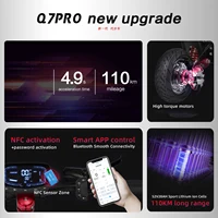 BOYUEDA Q7Pro Max Trottinette Électrique À Double Motorisation Avec Batterie 52V28AH Activation NFC Contrôle Par Applicati 3
