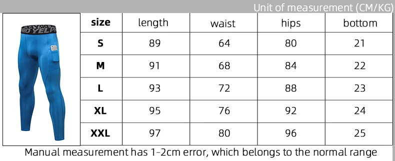Description Picture 4 of itemMen Polyester Four Way Stretch Basketball Training Leggings Moisture Wicking Fitness Compression Jogging Yoga Pant with Pocket