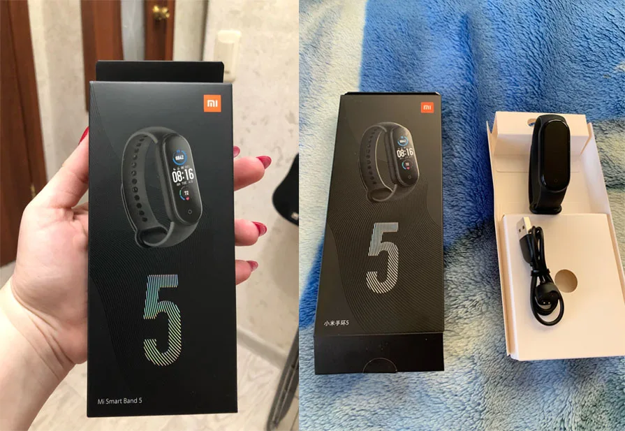 Xiaomi Mi Band 5 Smart Bracelet 1:1 large AMOLED Screen Heart Rate Fitness Traker Bluetooth 5.0 Sport Waterproof band 5