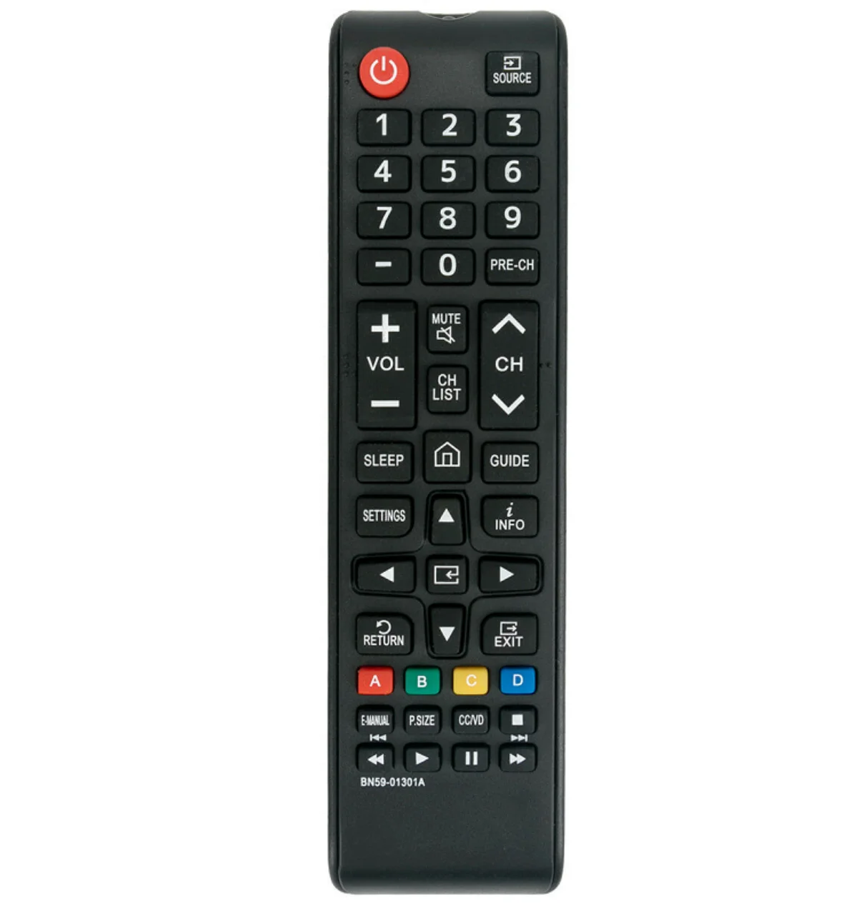 Control Remoto Universal de Reemplazo BN59-01301A Compatible con TVs Inteligentes Samsung, LED, LCD, HDTV, TVs 3D