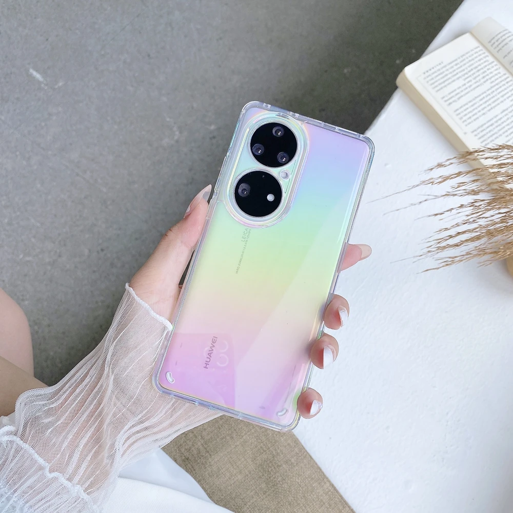 Coque transparente de luxe Graient pour Samsung Galaxy A55 A35 A25 A15 A24 A73 A23 A53 A13 A33 A54 A34 A14 A52 A72 A51 A71 coque rigide_voghion.com