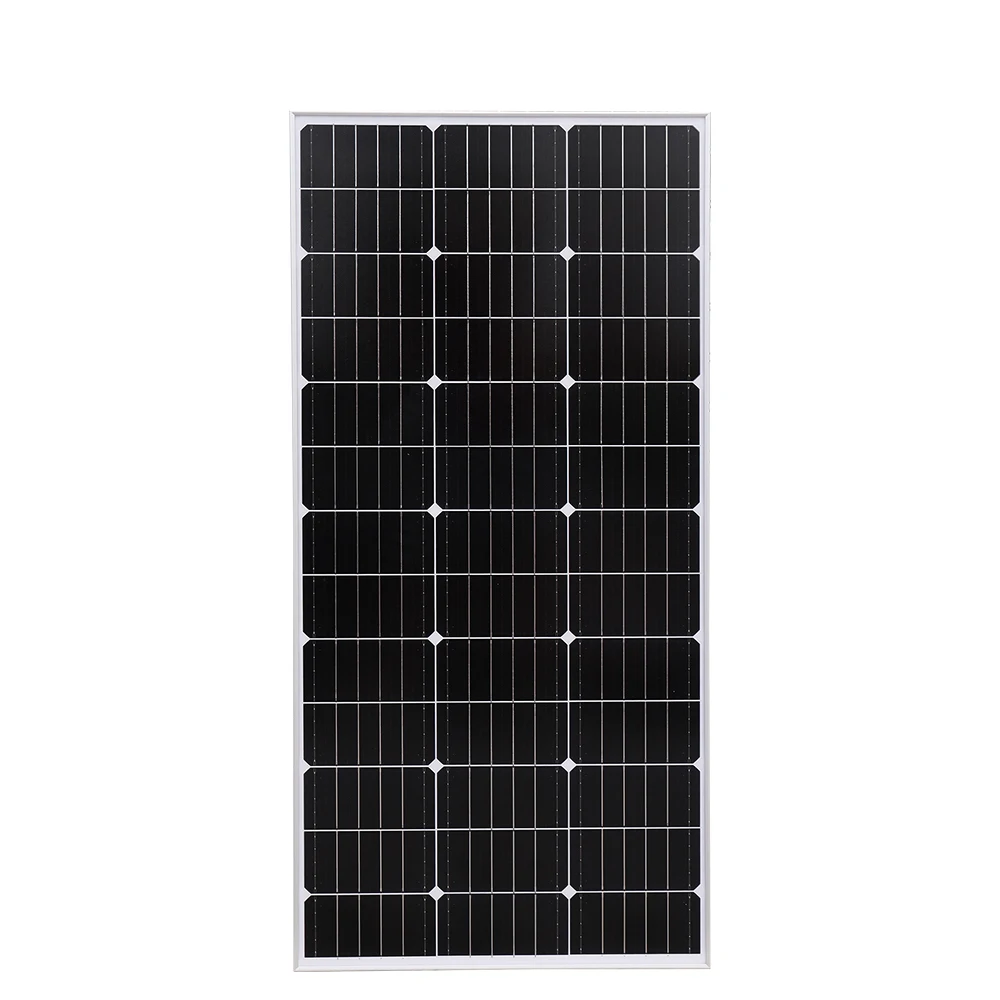 300W Monocrystalline Solar Panel for 12V Battery Charger,Rigid Glass Panel Solar 2-10pcs 150 Watt 1500W 900W 600W Solar Module Photovoltaic Module Ideal for Motorhome, Garden House, Boat
