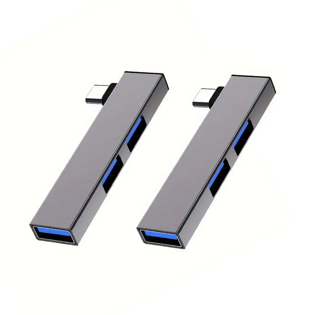 3-Port USB 3.0 Hub, Ultra-Slim Data USB Hub with 2 ft Extended Cable , for MacBook, Mac Pro, Mac mini, iMac, Surface Pro