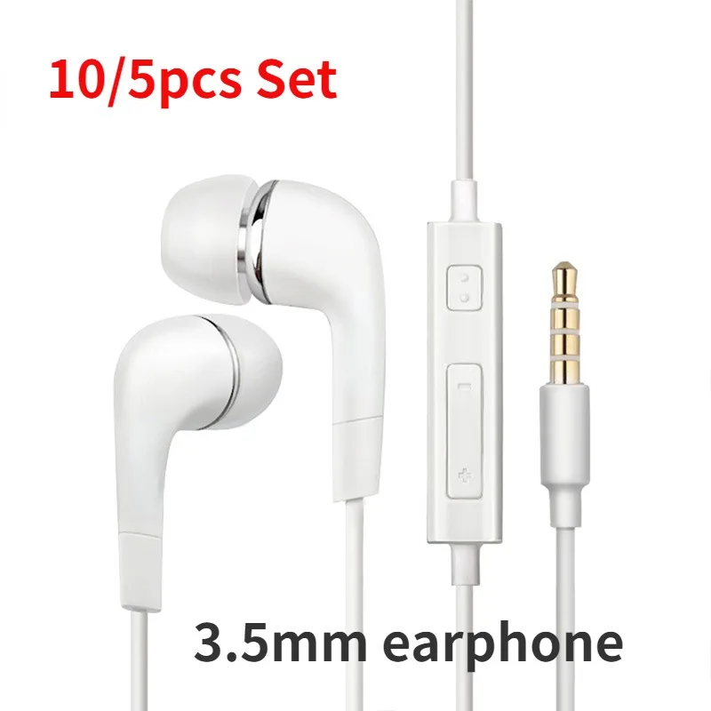 10/5 шт./комплект, наушники EHS64 3,5 мм для Samsung S8 S9 S10 A23 A32 A42 A52S A51, проводные наушники-вкладыши 3,5 мм для телефона Huawei Xiaomi