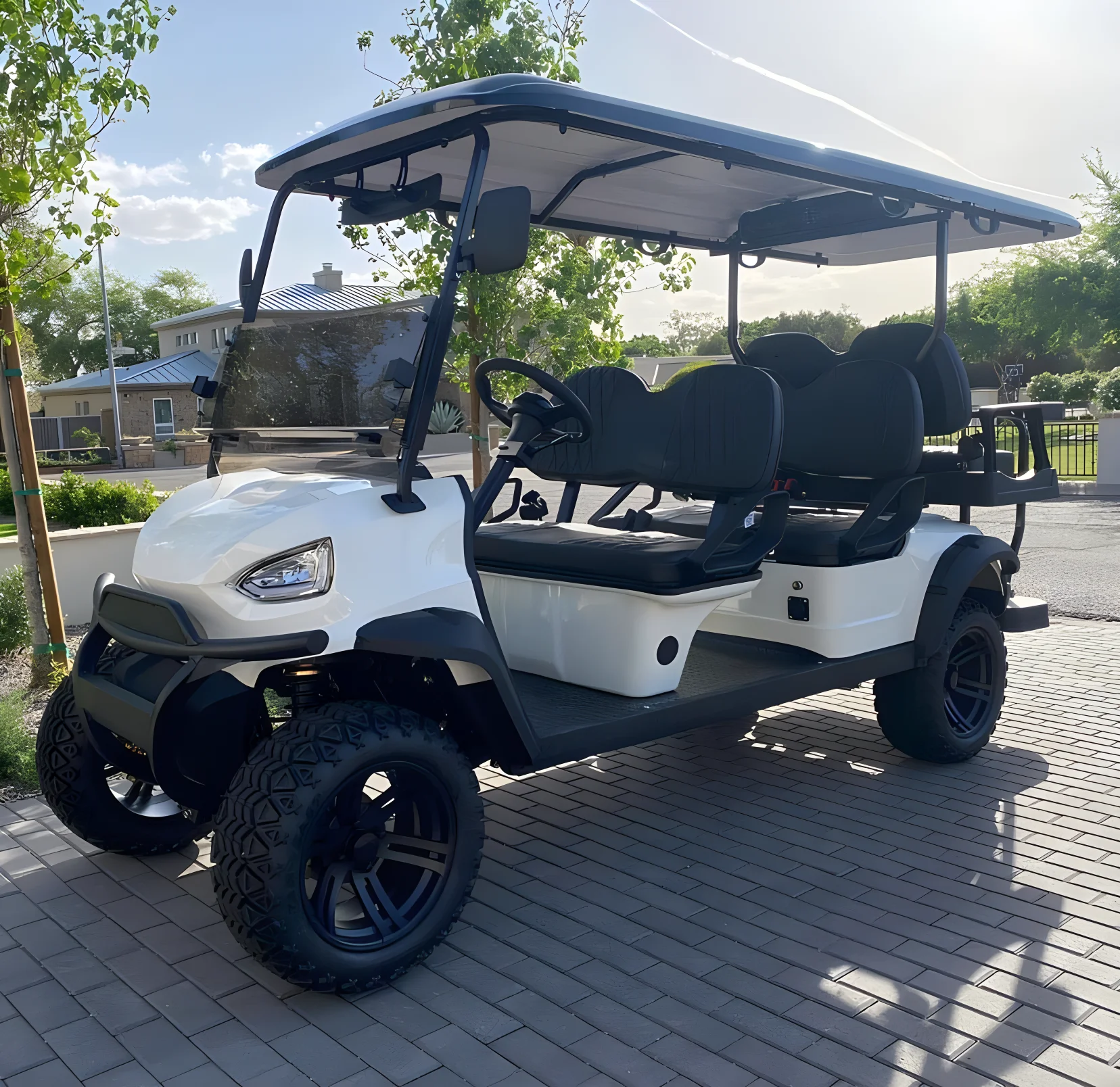 High performance newly designed beach club car EEC certified sightseeing Buggy 8-seater 4-seater electric golf cart