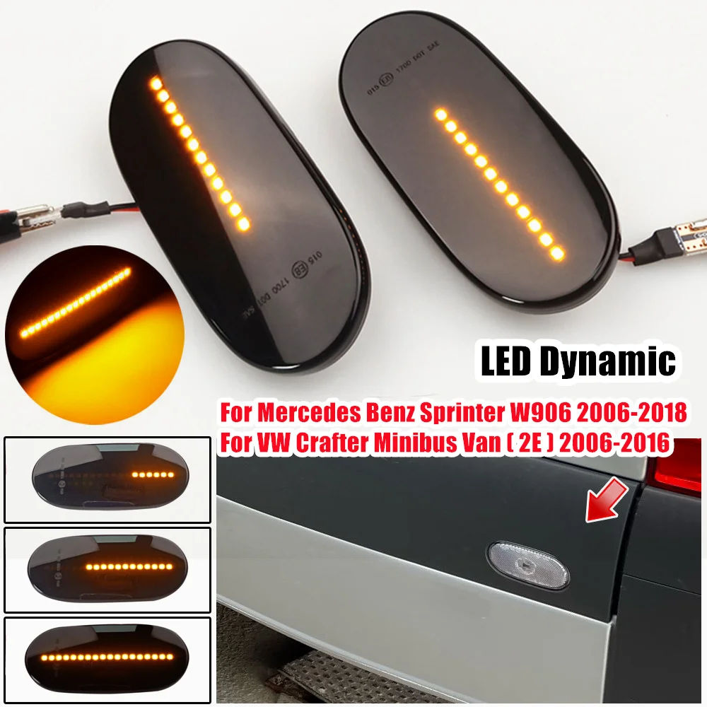 AmberLEDSideMarkerLightRepeaterIndicatorTurnSignalLampFor