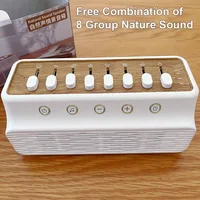 Portable Wireless Bluetooth Speaker White Noise Machine Free Combination of 8 Group Nature Sound Relaxing Sleep Audio Device 1