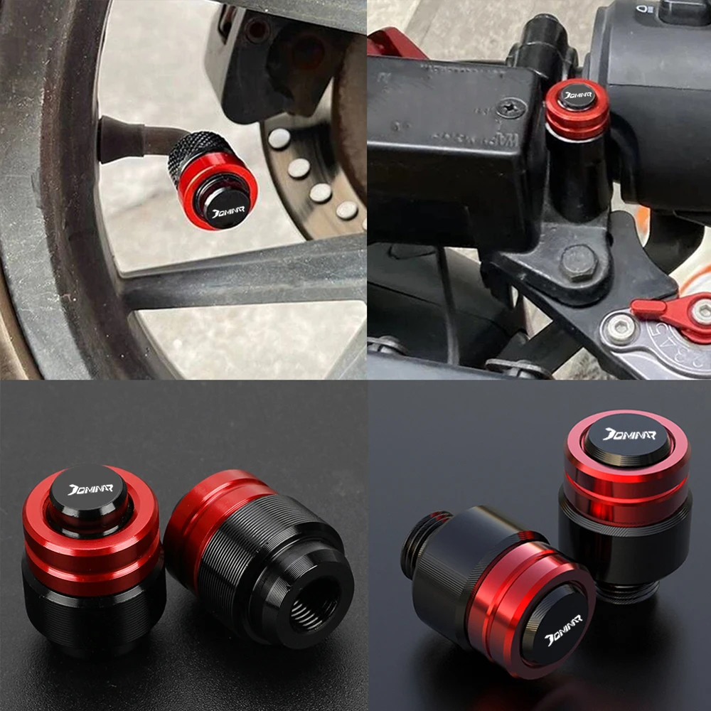 Per Bajaj Pulsar 150 125 180 Dominar 400 250 Pulsar 200 Rs/Ns 200 Specchietto Retrovisore Tappo Foro Tappo A Vite Tappo Stelo Valvola Pneumatico Coper