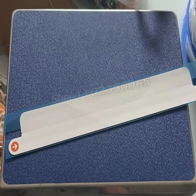 

50 наборов/Лот Новая Упаковочная коробка бумажная красная стрелка маркировка наклейки для Apple Vision Pro открытие наружная упаковка уплотнение