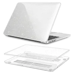 High Transparency Slim Design Laptop Sleeve - M2 M3 M4 M5 Air13 (Glitter Crystal)
