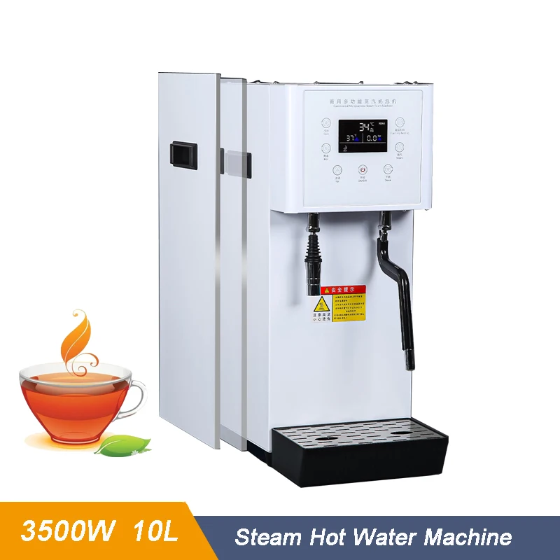 Boiling Water Machine Milk Bubble Machine40l Steamer Water Boiler Tea Shop  Commercial Equipment Machine Coffee Maker - Food Processors - AliExpress