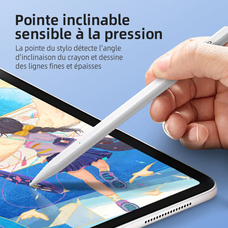 Stylet ipad Compatible avec Apple iPad 2018-2023,Rejet de Palme