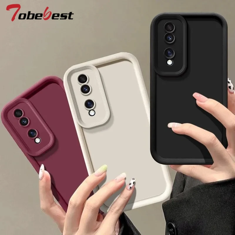 Solid Color Soft Silicone Camera Lens Case -  Back Cover
