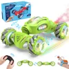 RC Stunt Car  Double Sided Rotating Off Road 1:16 Vehicle with Music Car Gesture Remote Control Spray Cars for Boys & Girls Gift 1