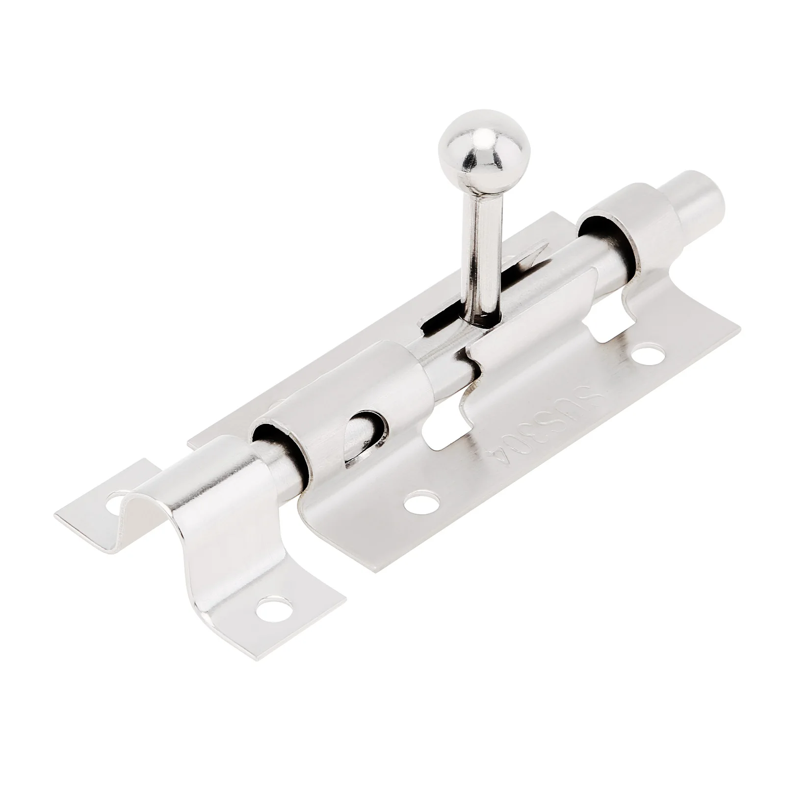 Door Latch Stainless Steel Door Latch Room Door Security Bolt Home Hardware Gate Safety Lock for Wooden / Room / Bathroom