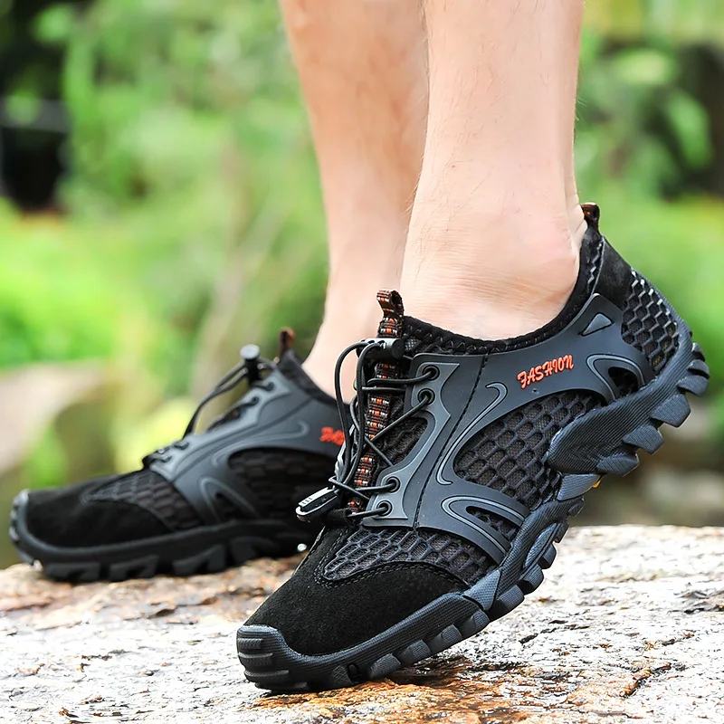 Men Mountain Trekking Sneakers Summer Women Mesh
