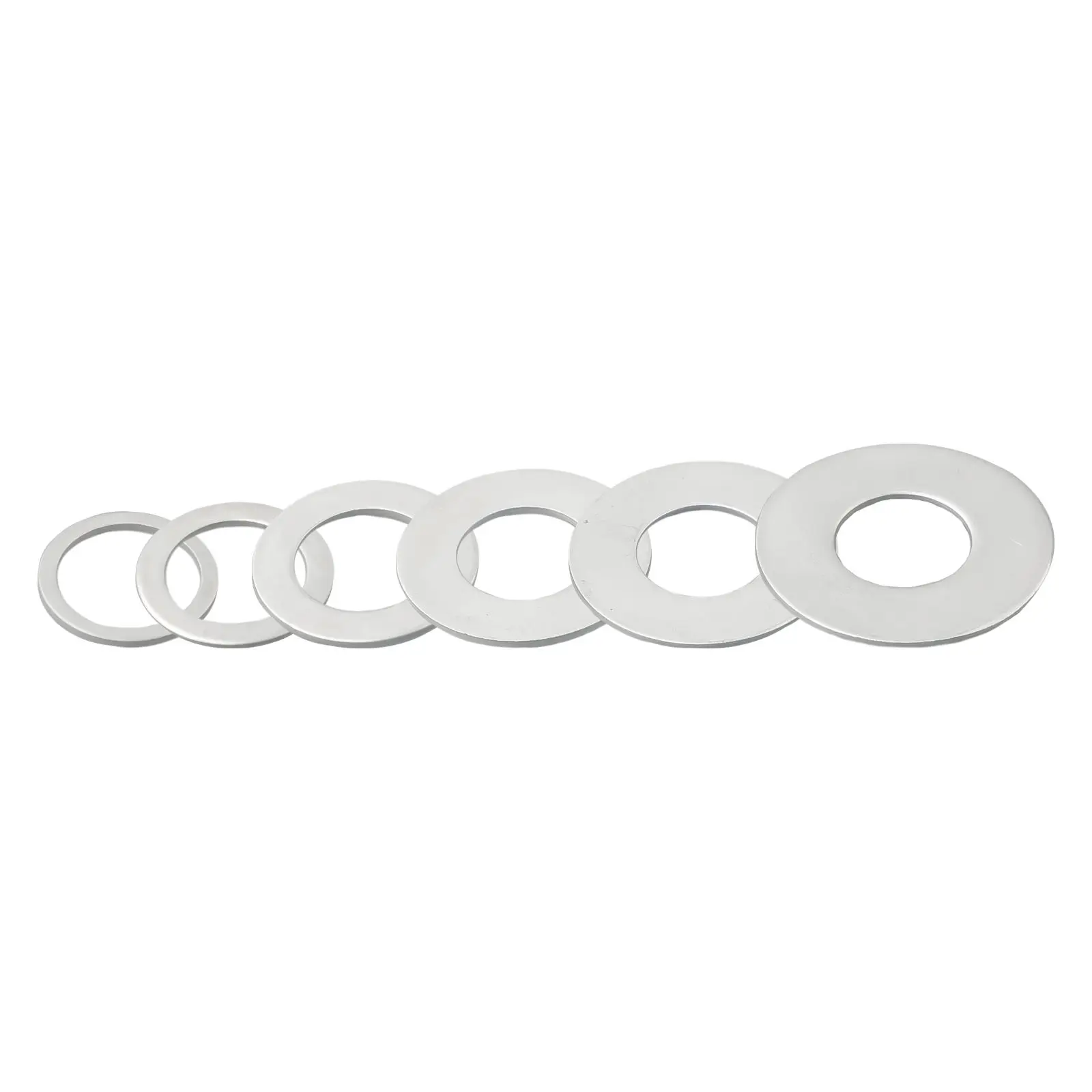 

Accessories Circular Saw Ring Exhibition Hall 6Pcs Set Adapter Ring Metal Mitre Saw Silver Useful 100% Brand New