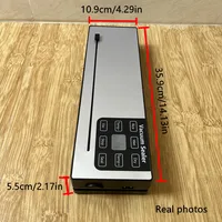 Machine de mise sous vide électrique pour aliments, avec fonction tactile (sec/humide) et coupe-sac intégré, pour la conservation et l'emballage sous vide en cuisine 3