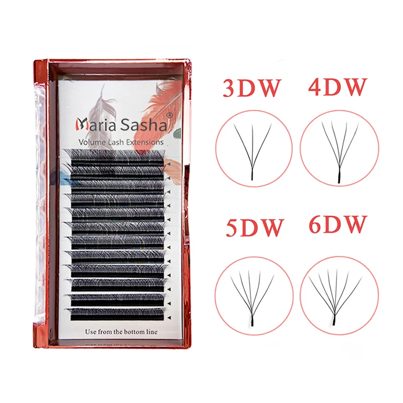 Natural Soft 3D Eyelash Extensions for Glam Look