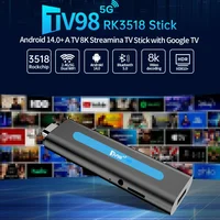 TV98 RK3518 Stick Smart Android 14 RK3518 Support HD 8K 4K Media Player 4G 5G Dual WiFi6 BT5.0 HDR10 8GB 128GB Voice Remote iptv - Image 2