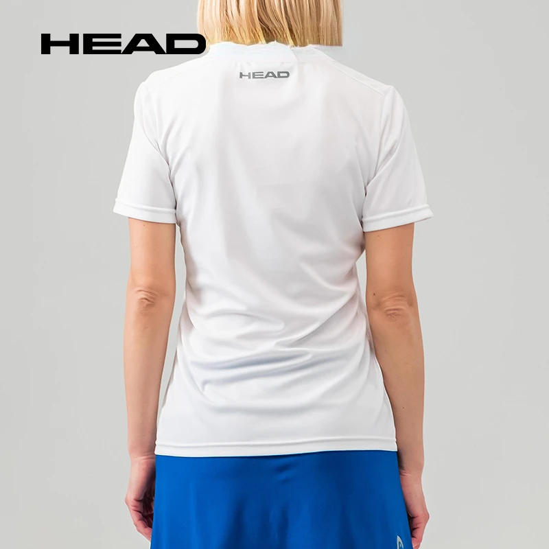 Head tennis t-shirt clothing women short sleeve CLUB 22 Tech Polo Shirt W Women sportswear fitness