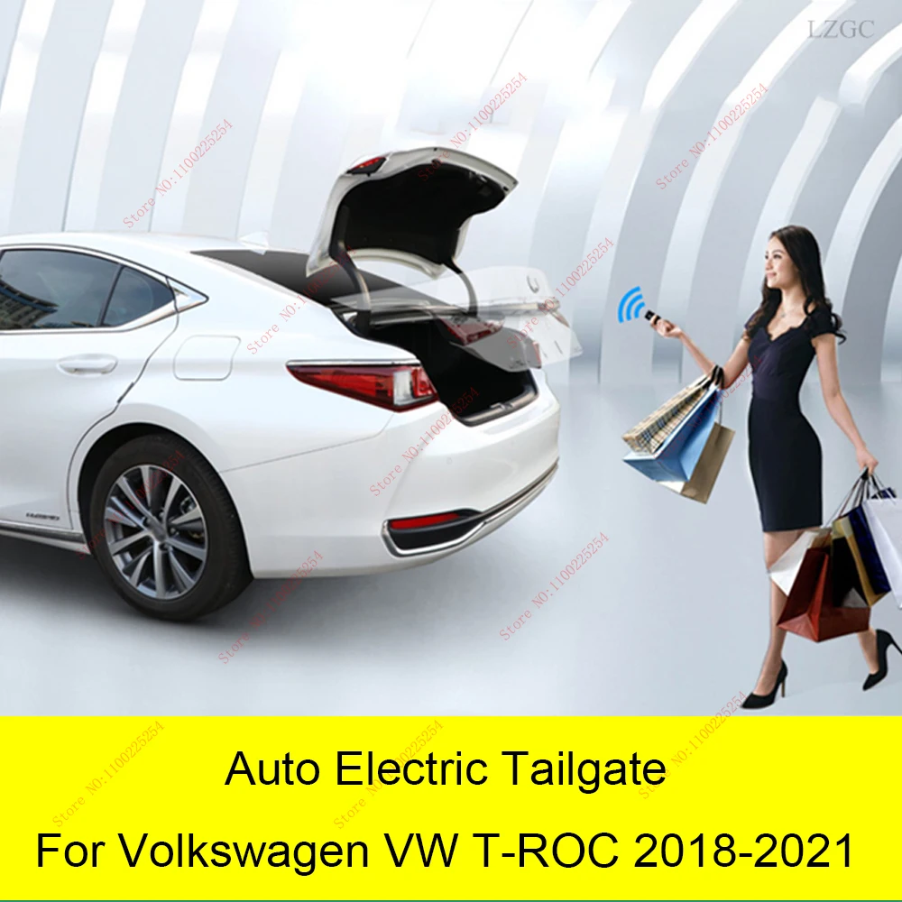 

Автоматический Электрический подъемник задних ворот для Volkswagen VW T-ROC 2018-2021, пульт дистанционного управления, набор кнопок управления сиденьем, высота во избежание зажима