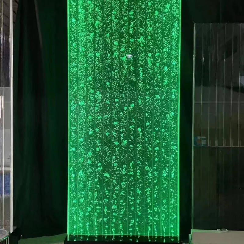 خزانة عرض LED زجاجية للبار المنزلي