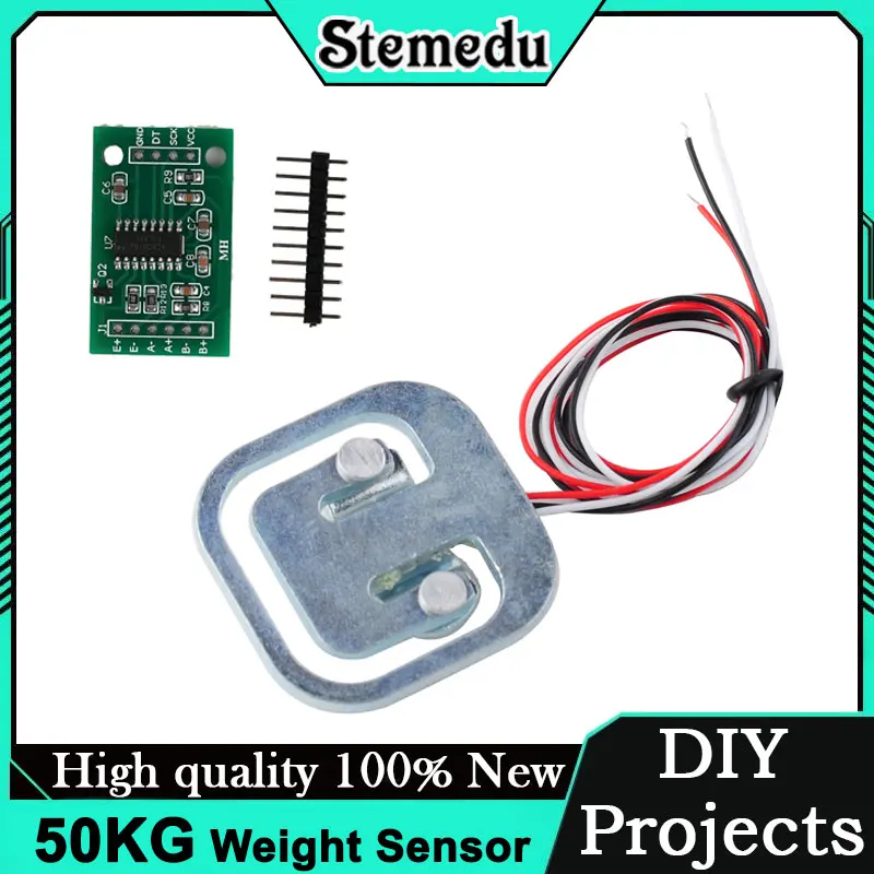 【Trending Now】 50KG Half-Bridge Load Cell Weight Sensor + HX711 Amplifier Module for Digital Scales Arduino DIY Projects