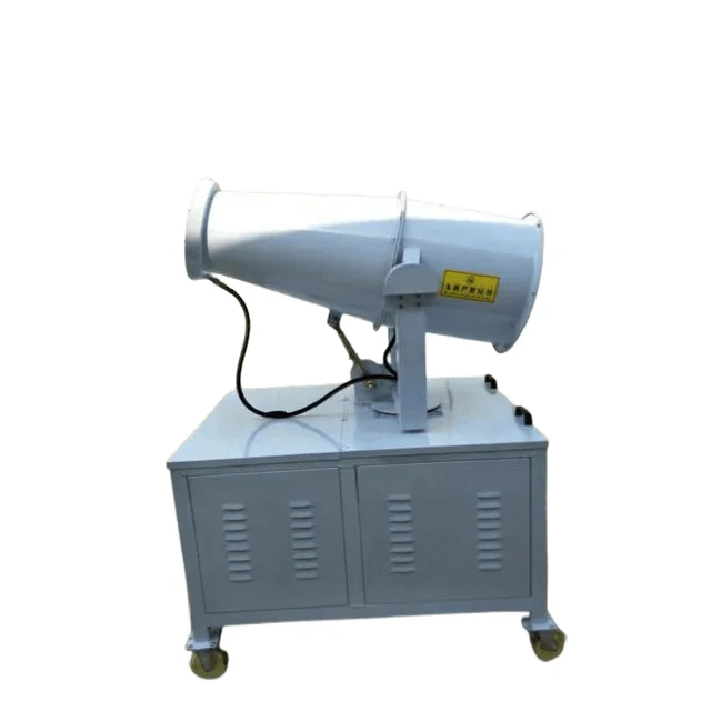 Introducing the 2023 New Environmental Protection High Pressure Fine Mist Cannon Dust Suppression Machine Fog Cannon 220v CIF Busan White Color
