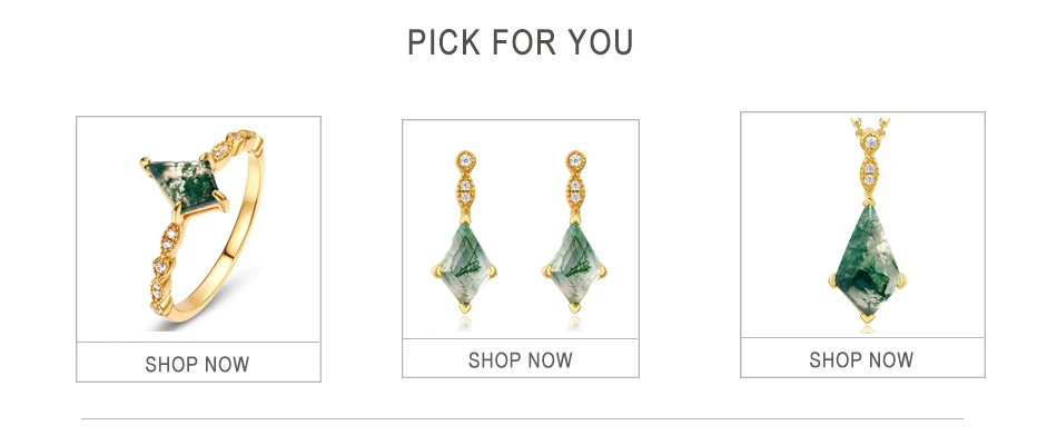 WES 100% 925 Sterling Silver Natural 6*9mm Moss Agate Rings For Woman Party Christmas Gift Anniversary Certified Fine Jewelry