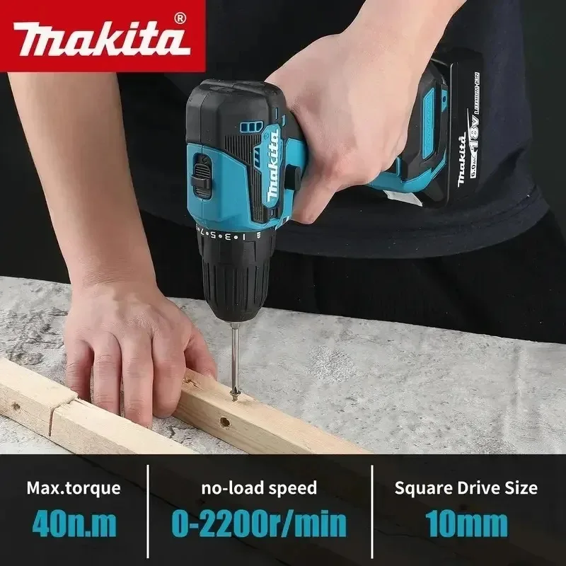 마키타 DDF485 10MM 충전식 LXT 컴팩트 다기능 스크루드라이버 임팩트 브러시리스 무선 드라이버 드릴 전동 공구