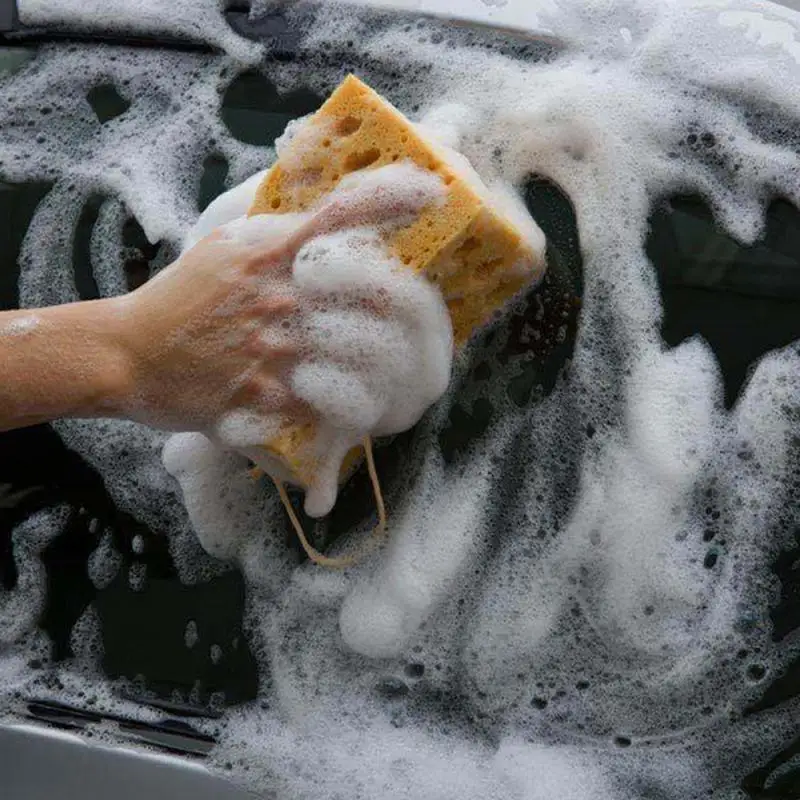 

Щетка из губки с Сотами, прочная универсальная губка для мытья автомобиля, густая Коралловая губка для мытья автомобиля, многофункциональные инструменты для мытья автомобиля