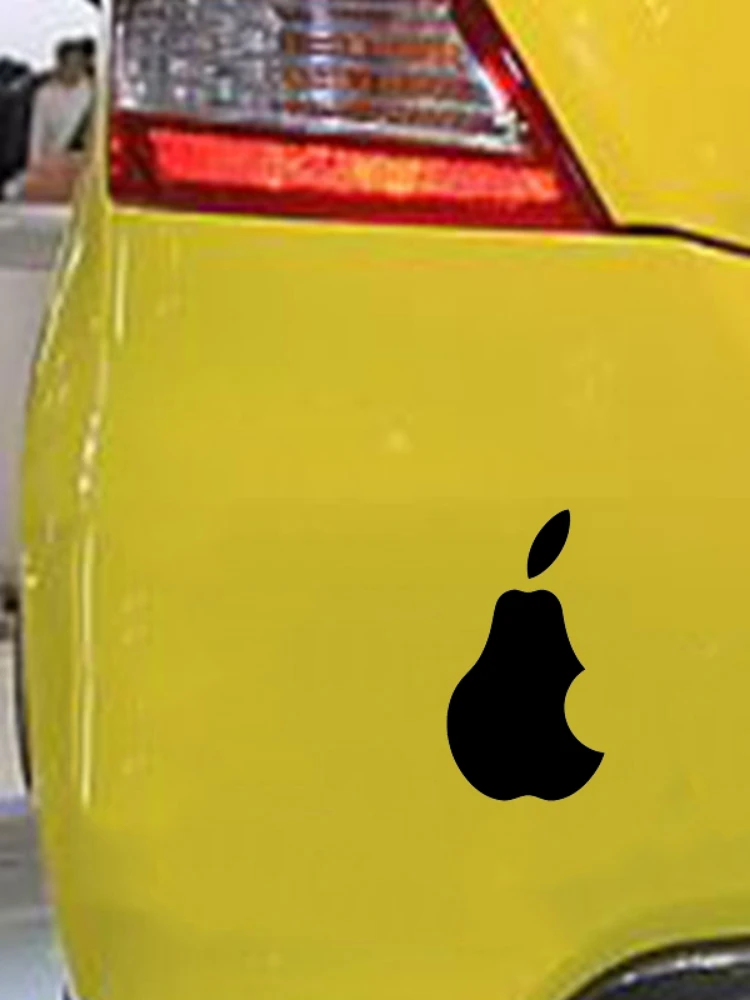 Birnen-Logo Vinyl-Aufkleber, Ausgestanzter Laptop-Sticker, Neuer Stil, Trendig, 'Be Different' OEM Auto-Zubehör, Autodekoration 15cm*8,1cm – Detail 7