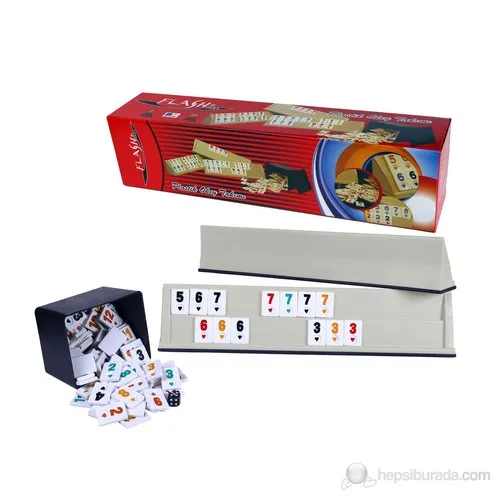 2021 Star Vip Plastic Rummy Set Top Board Game Fun Friends Okey Hot Sale Free Shipping Fast Delivery Fan Time Games